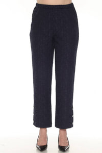 Joseph Ribkoff - Jacquard Pull On Ankle Pants