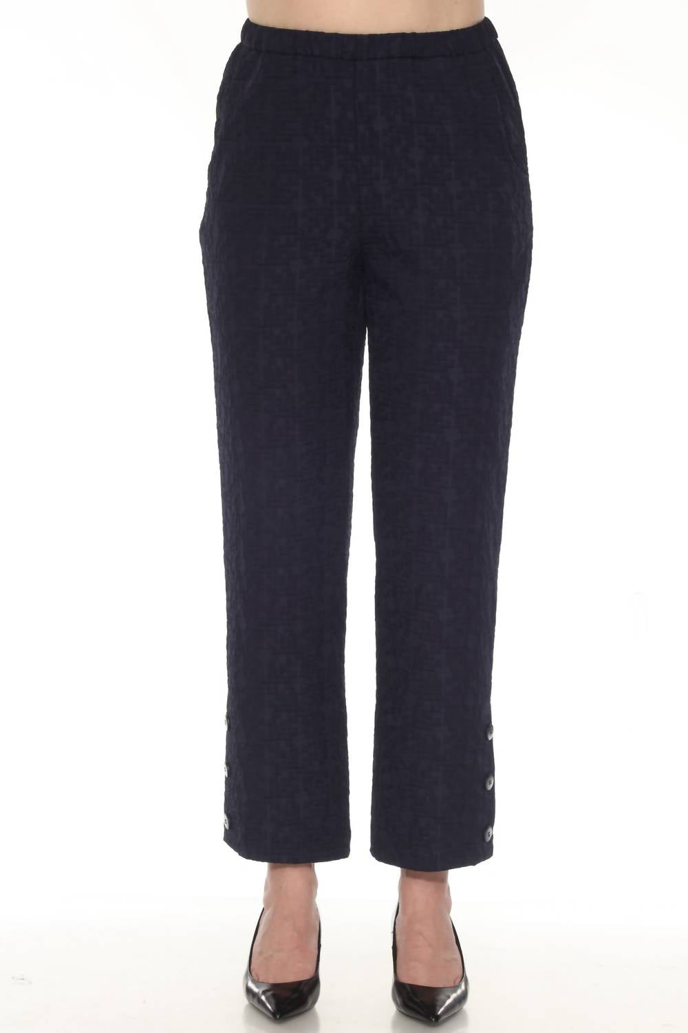Joseph Ribkoff - Jacquard Pull On Ankle Pants