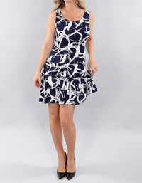 Michael Tyler - Sleeveless Ruffle Dress