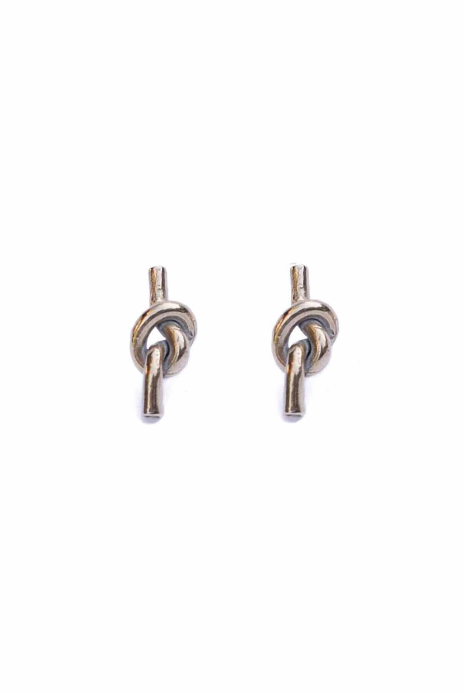 Watersandstone - Women's Tiny Knot Studs Earrings