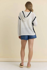Vintage Havana - MIMI CROCHET HOODIE