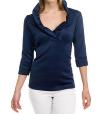 Gretchen Scott - Ruff Neck Top