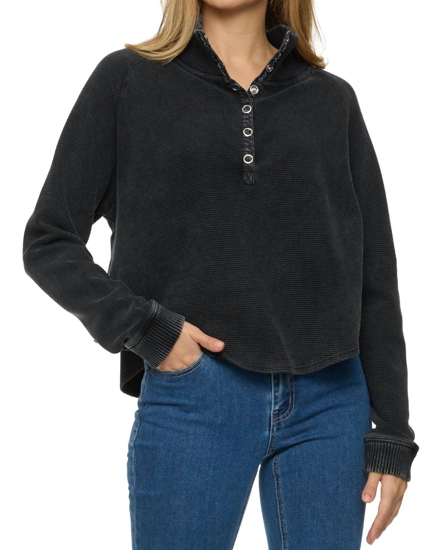 Flags & Anthem - Women's Frannie Adriana Snap Front Tee