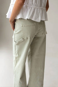 Risen - Riviera High-rise Wide-leg Cropped Pant
