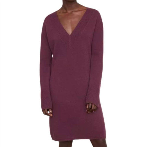 Vince - Cashmere V Neck Dress