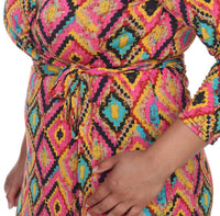 White Mark - Wrap Dress - Plus