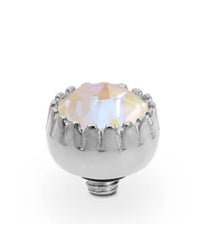 Qudo Women's London 8mm Jewelry Topper in ivory creme delight silver - women's jewelry