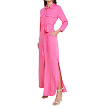 L'Agence - Cameron Long Shirt Dress