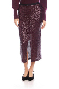 Karen Kane - Women's Sequin Midi Skirt