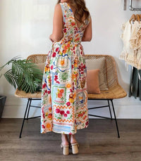 Dress Forum - Kayla V-Neck Midi Dress