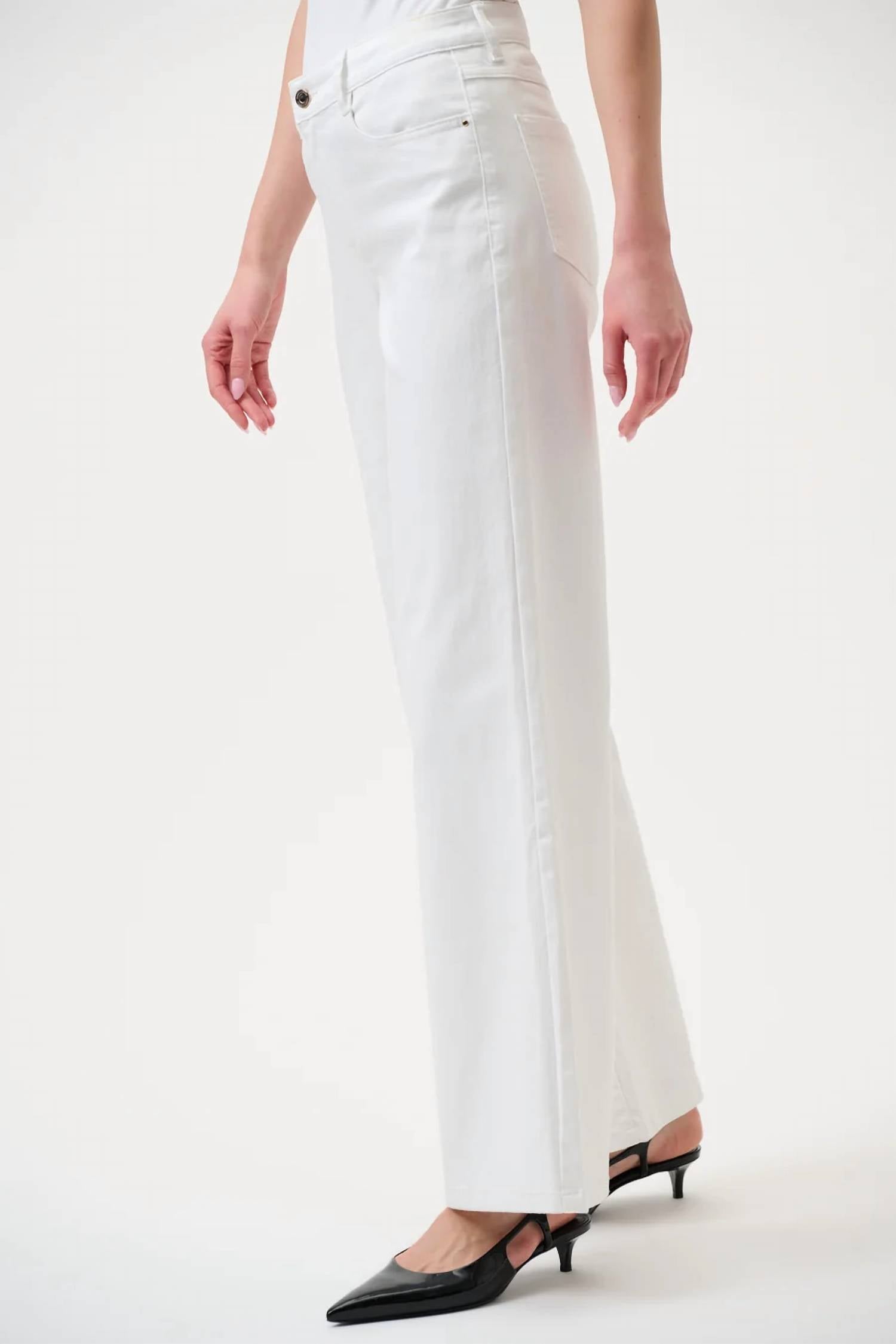 Joseph Ribkoff - Classic Wide-leg Stretch Jeans