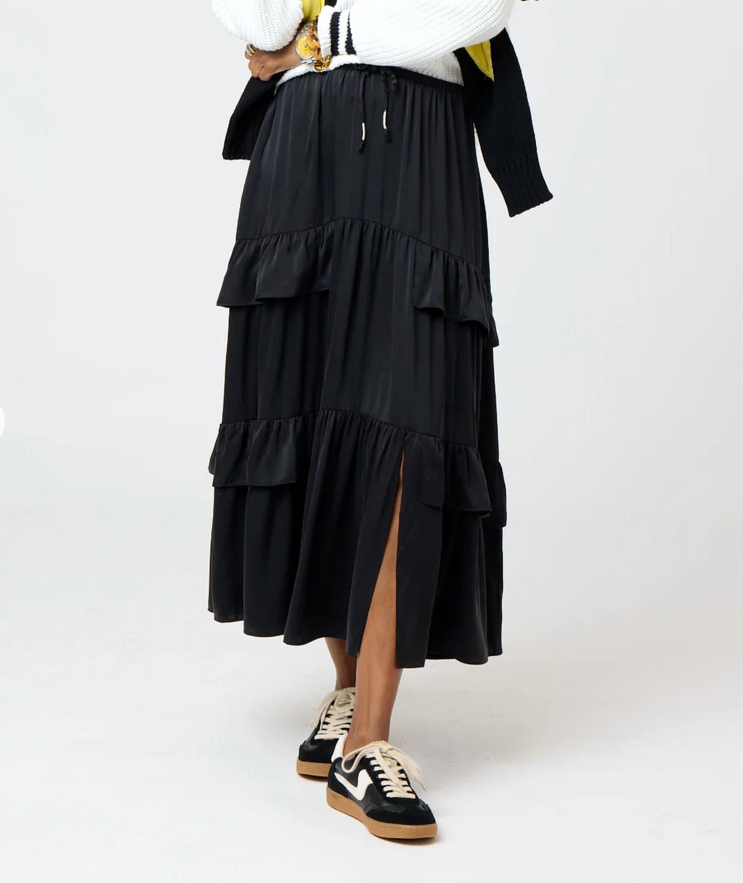 Kerri Rosenthal - Women's Athena Maxi Silk Skirt