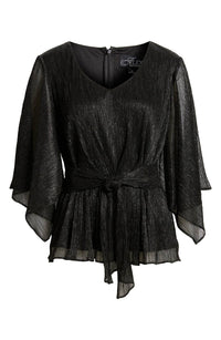 Alex Evenings - Peyton Metallic Knot Blouse