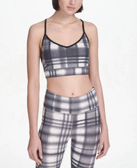Dkny - Activewear Eclipse Plaid Sports Bra