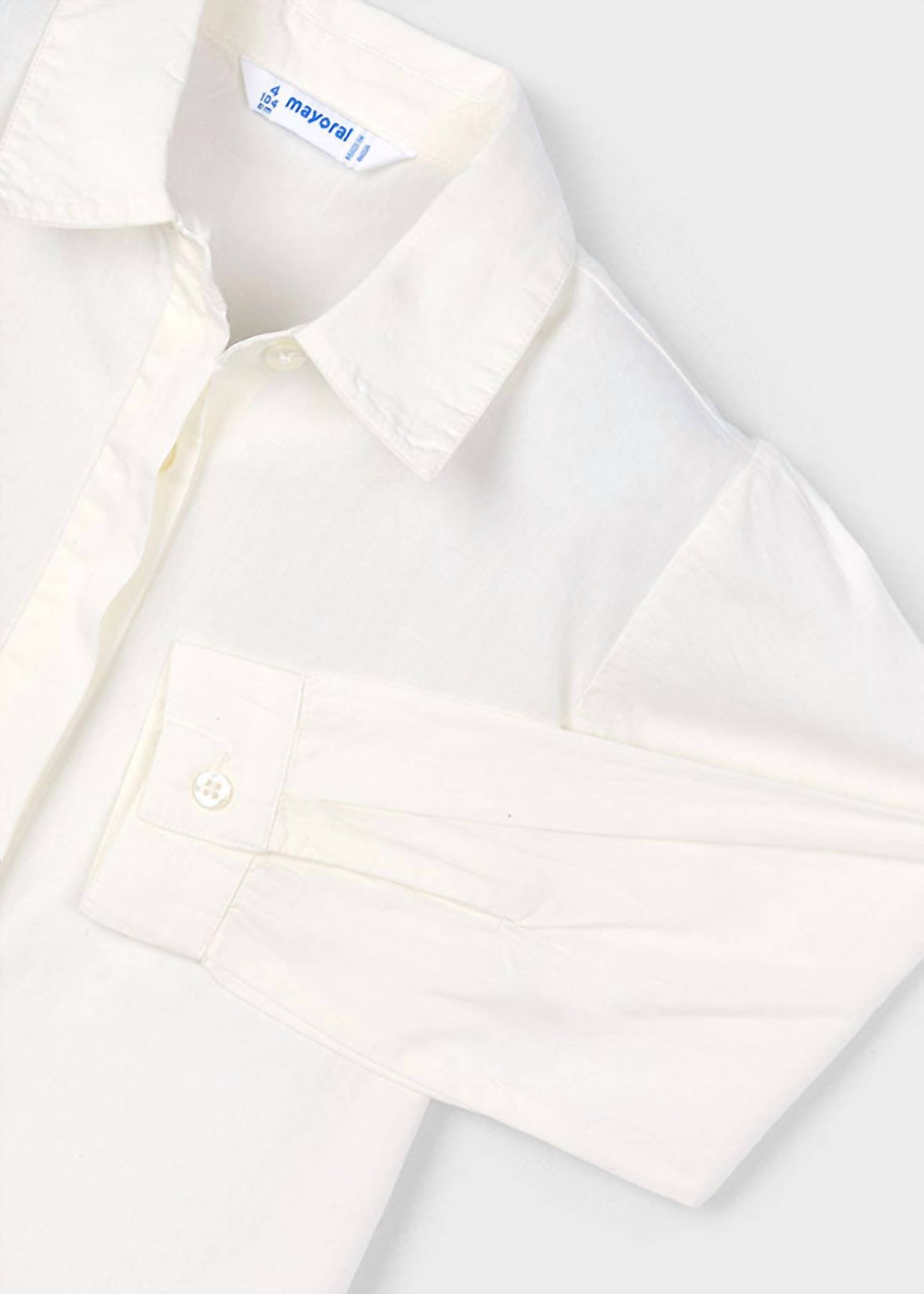Mayoral Girl's Blouse And Vest Set in white - item - view 4