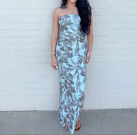 Pretty Garbage - The Cocoa Sky Strapless Maxi Dress
