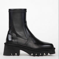 Homers - Women's Lys Napa Luxe Heeled Ankle Lug Sole Boots