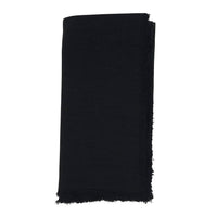 Saro Lifestyle - Fringed Design Stone Washed Napkins - Set Of 4