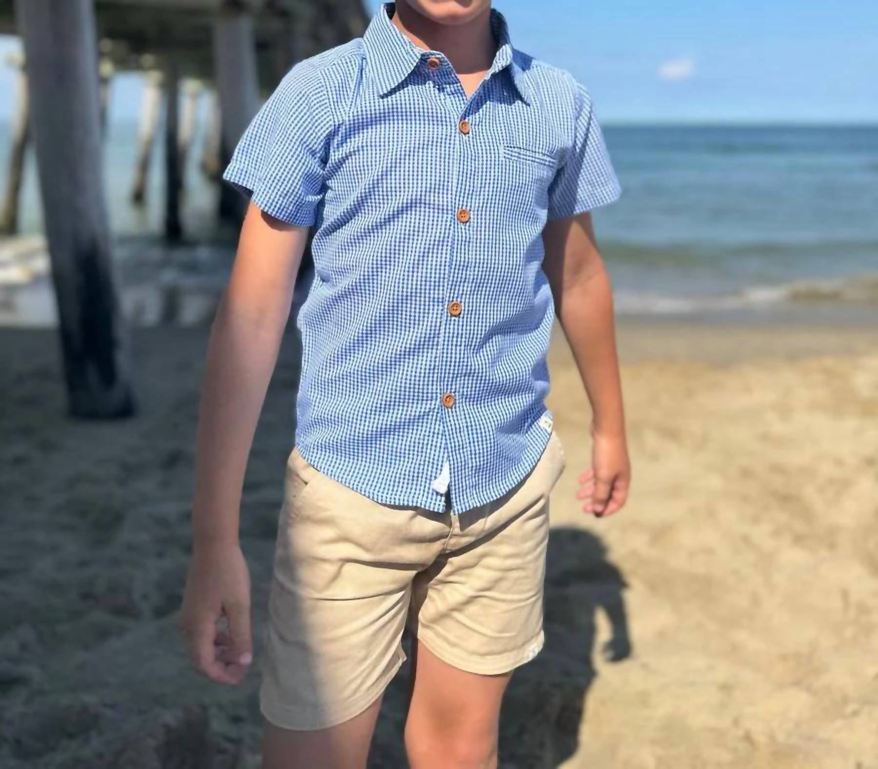Me & Henry - Micro Button-down Shirt