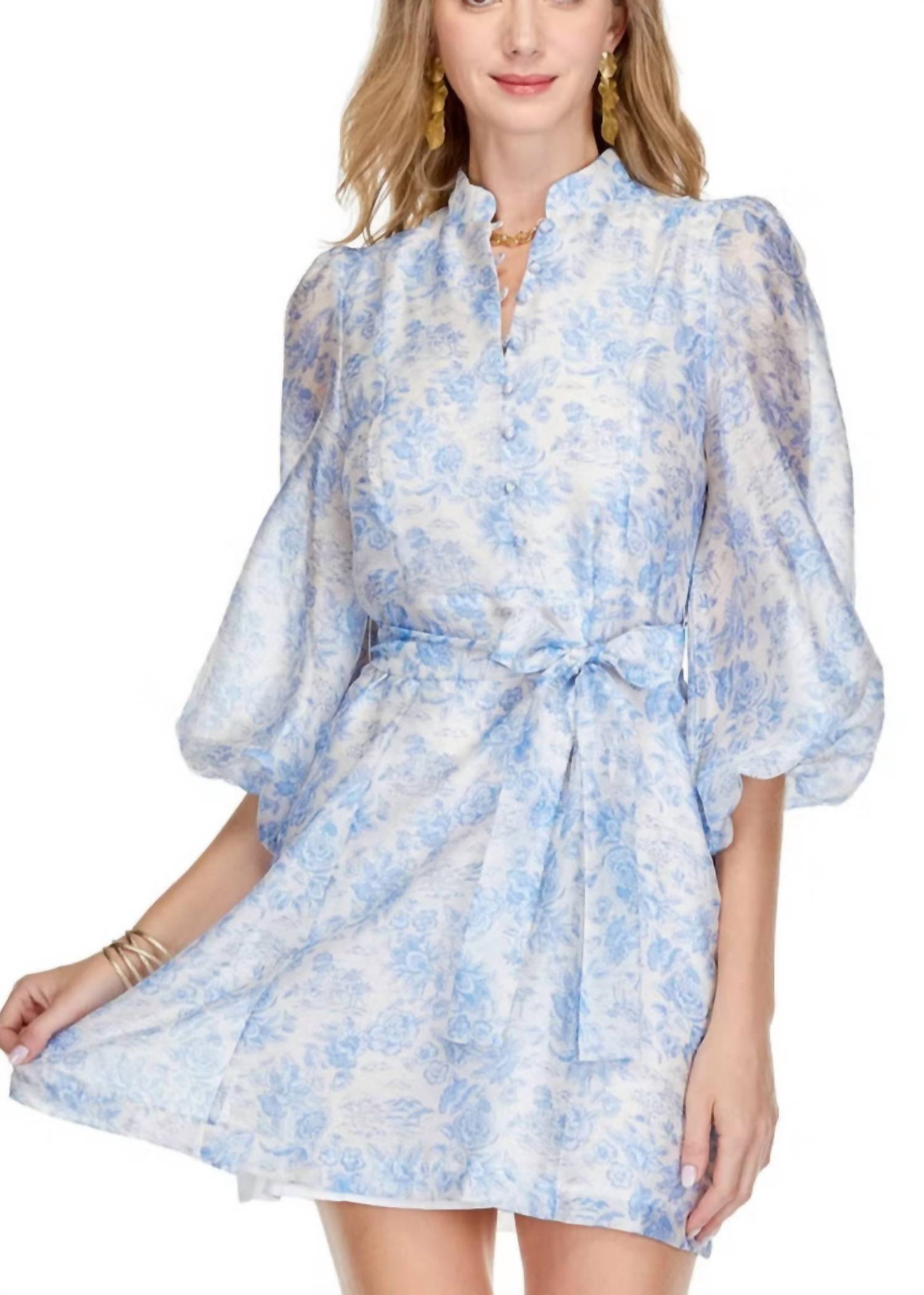 Jade - Women's Stand Collar A-line Dress