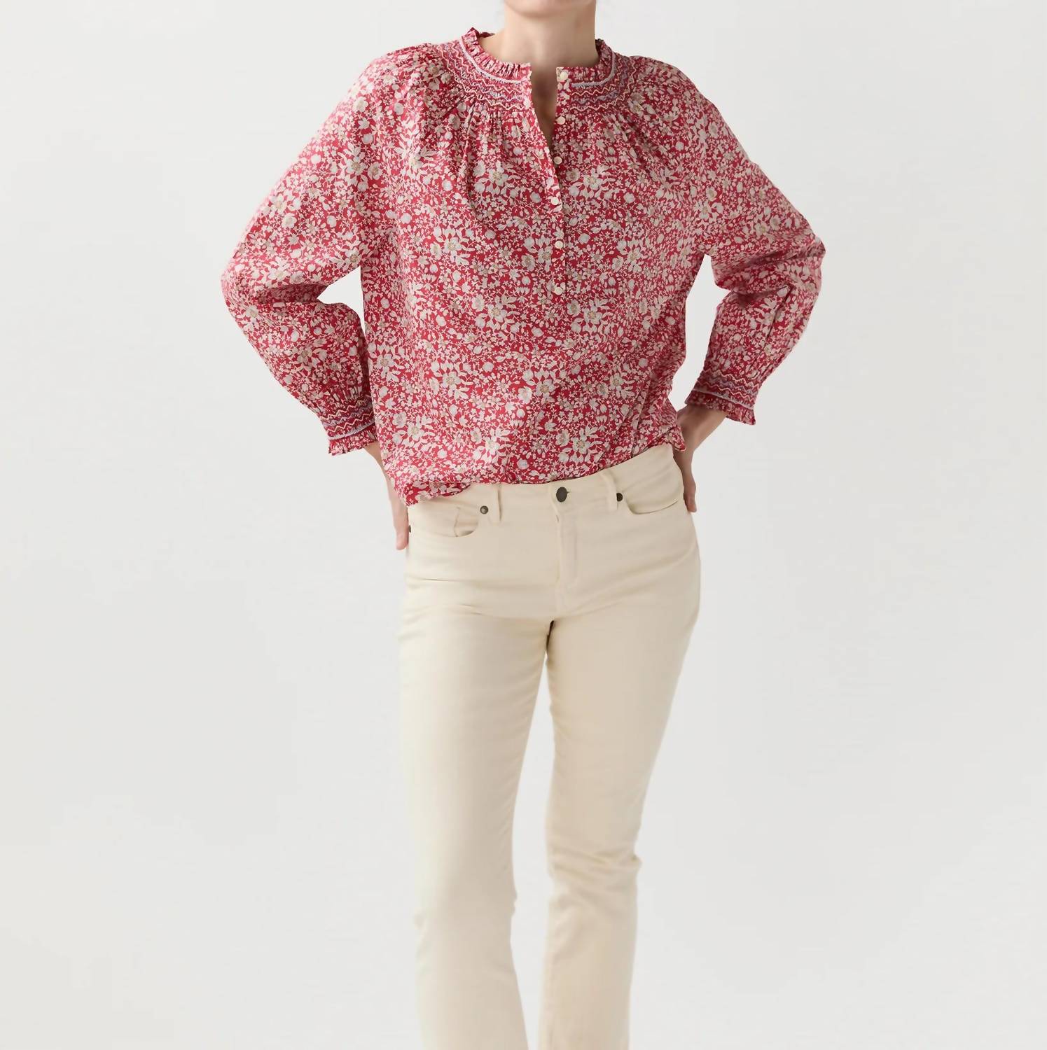 Ann Mashburn - Christine Smocking Top