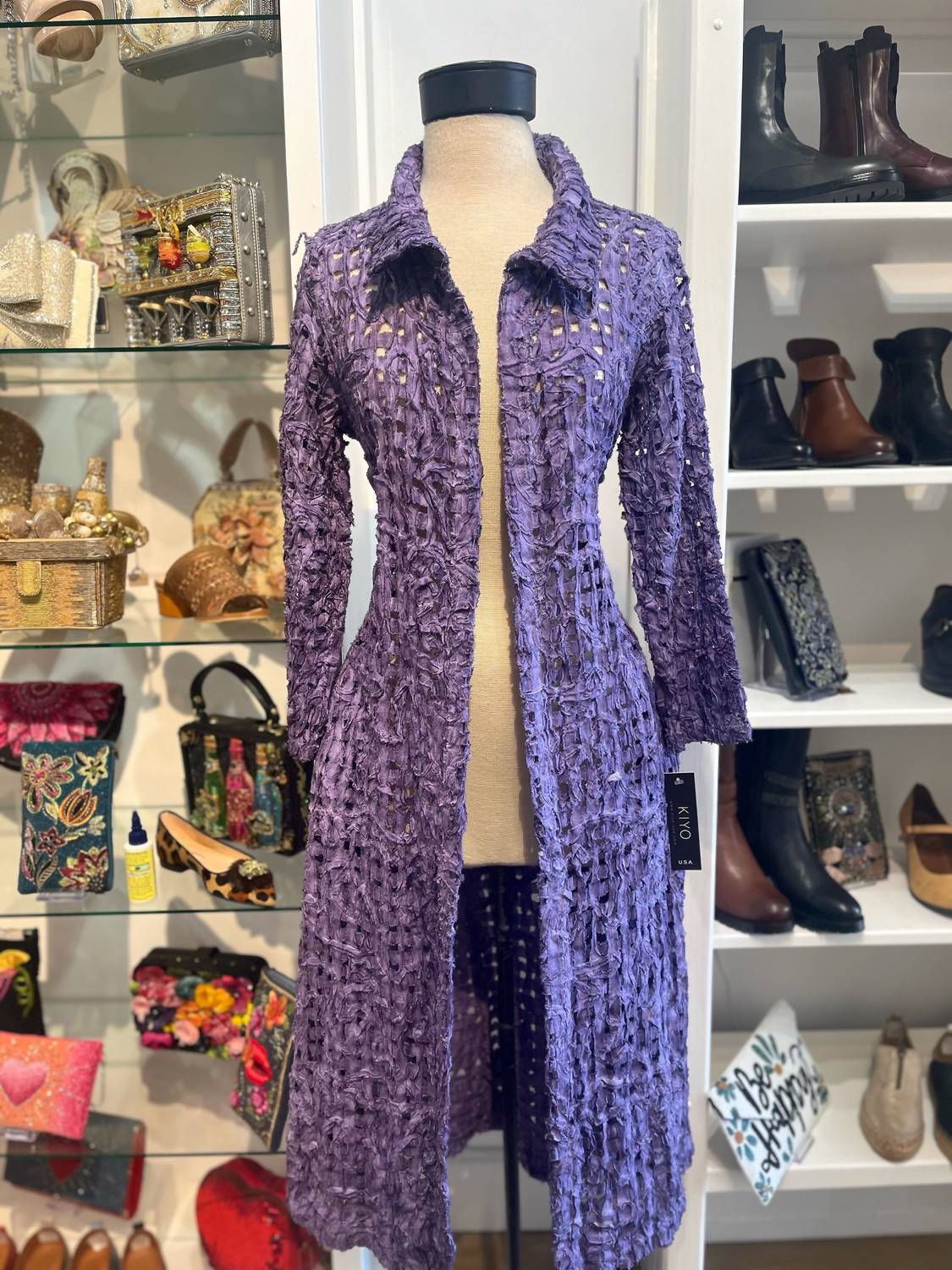 Kiyo - WING LATTICE COAT