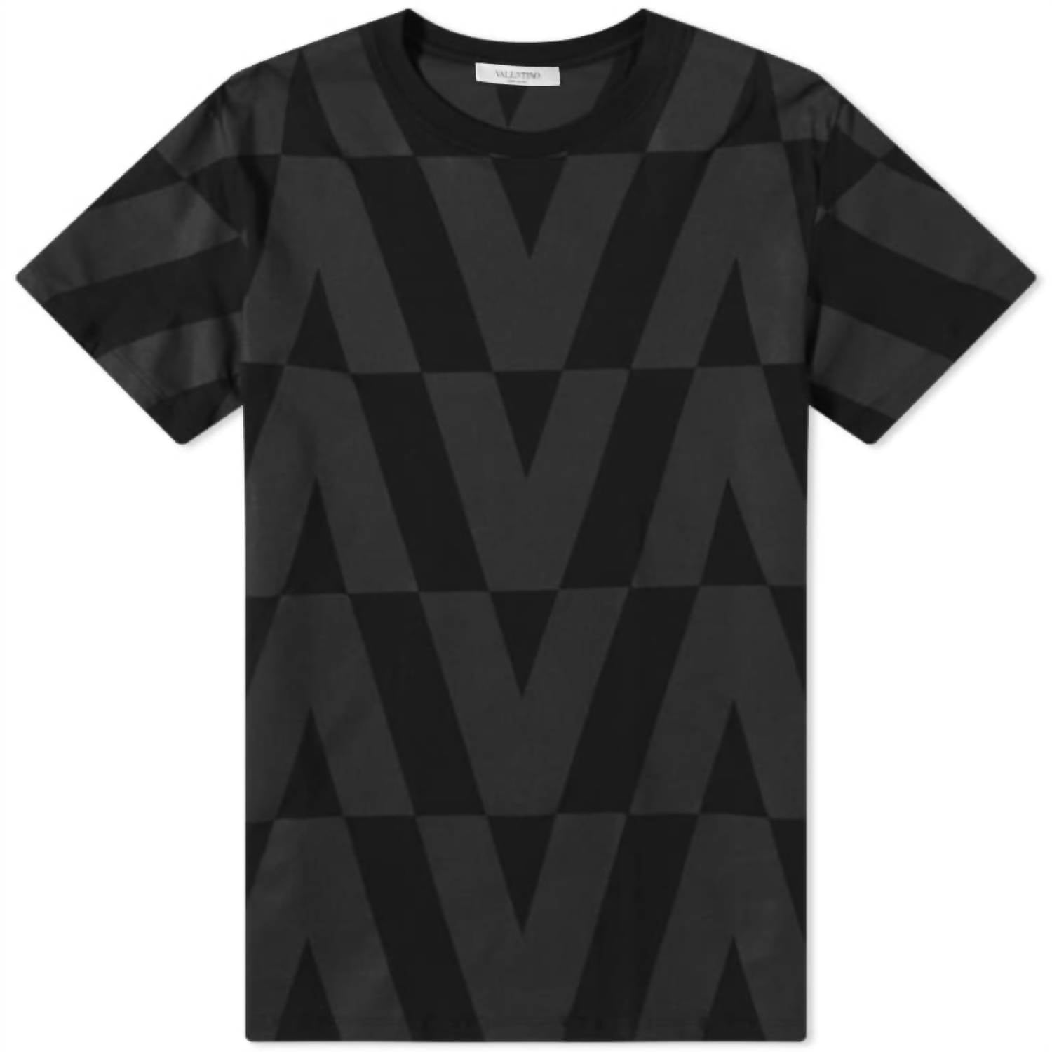 Valentino - Tonal Optical Logo T-shirt