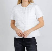 Elliott Lauren - Snap Front Quilted Jacket