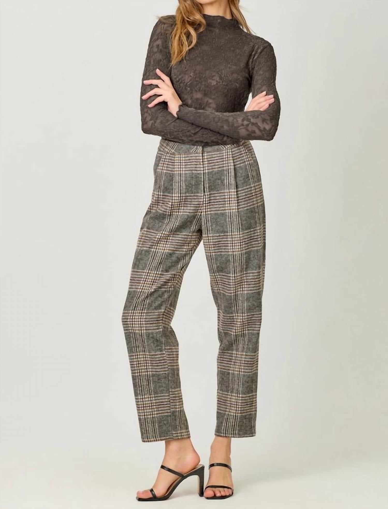 Mystree - Drew Plaid Trousers