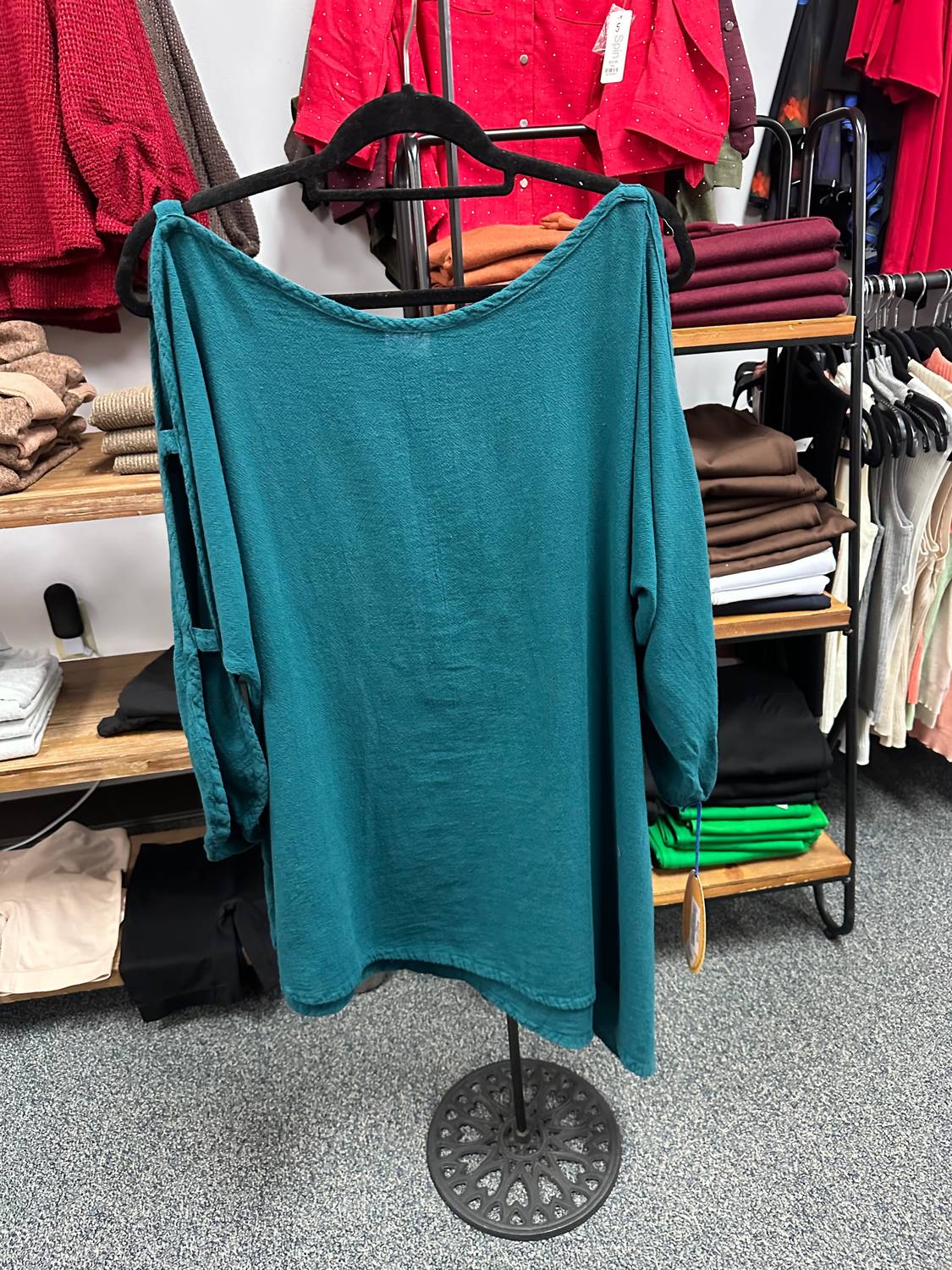 Oh My Gauze! Women's Magy Top in pine - women's blouse - alternate view