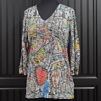 Inoah - Women's Broadway Crinkle Top