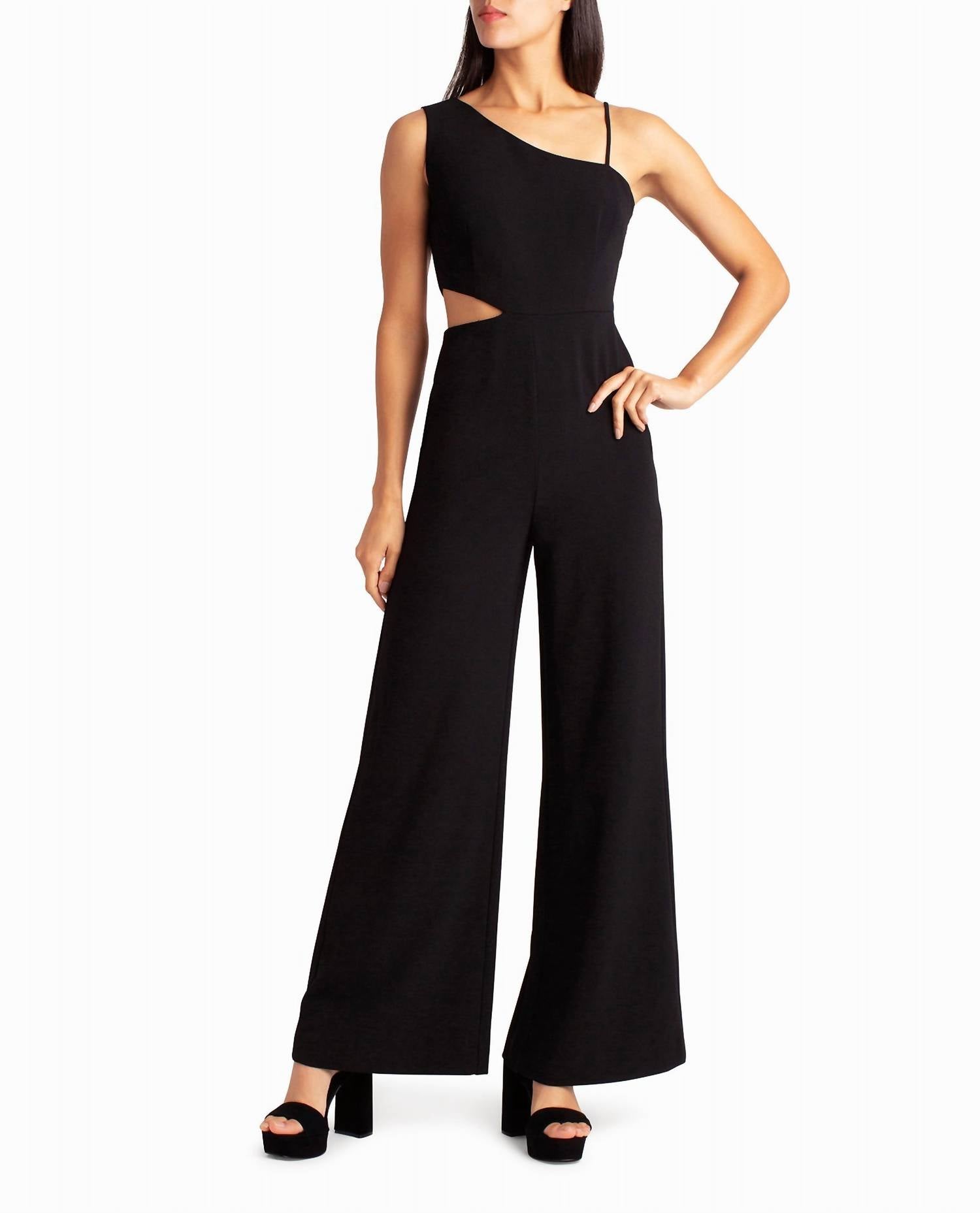 Nicole Miller - One Shoulder Montana Jumpsuit
