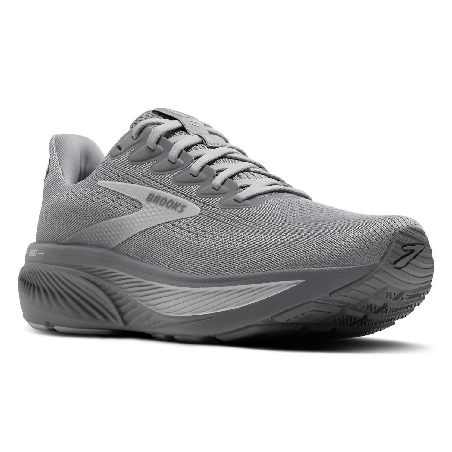 BROOKS Men's Ghost 17 Running Shoe in 041 primergray oystermushroom - men's shoe