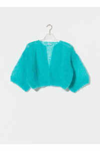 Maiami - MOHAIR SHORT SLEEVE CARDIGAN