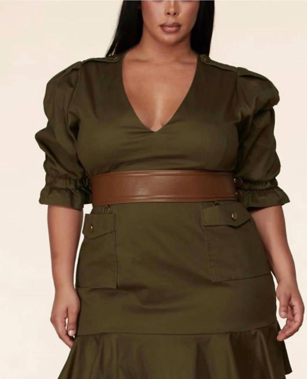 Latiste - V Neck Mini Dress