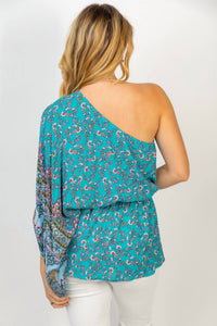 White Birch - Off Shoulder Floral Print Top