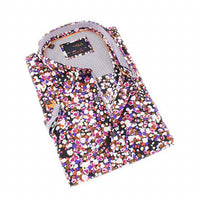 Eight X - Button Up Sparks Short Sleeve Shirt