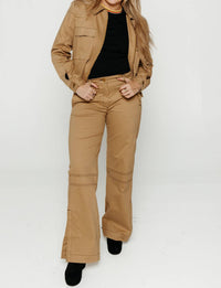 SKFK Hize Cozy Jacket in cinnamon - women's jacket