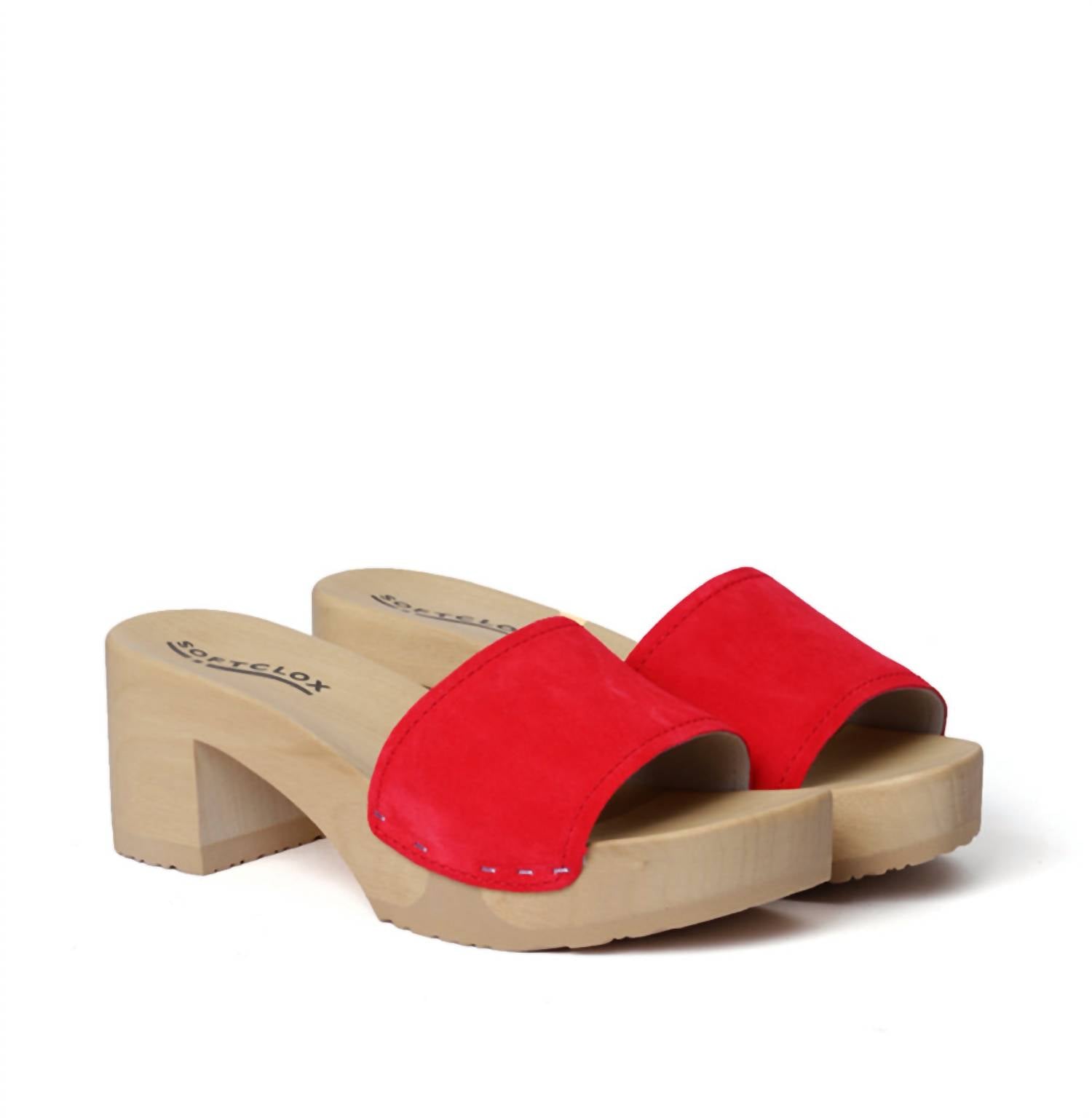 Softclox - Women's Hella Cashmere Block Heel Sandal