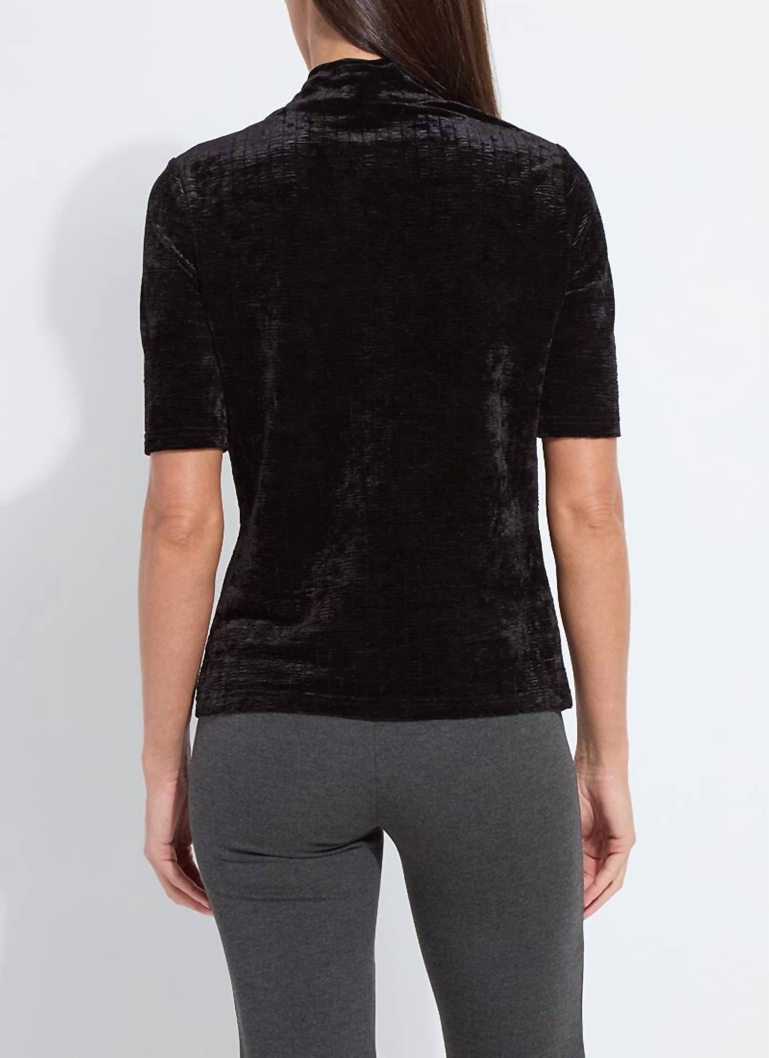Lysse - Winfred Smocked Velvet Top