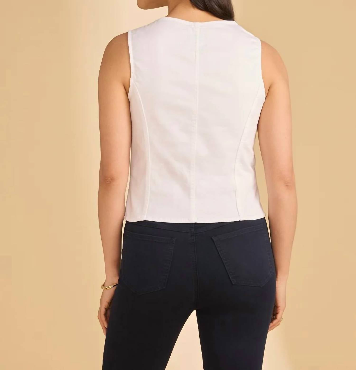Fdj - Button Front Vest