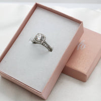 Allyanna Gifts - Women's Moissanite Wedding Ring Set