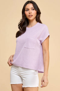 Les Amis - Norie Textured Pocket Tee