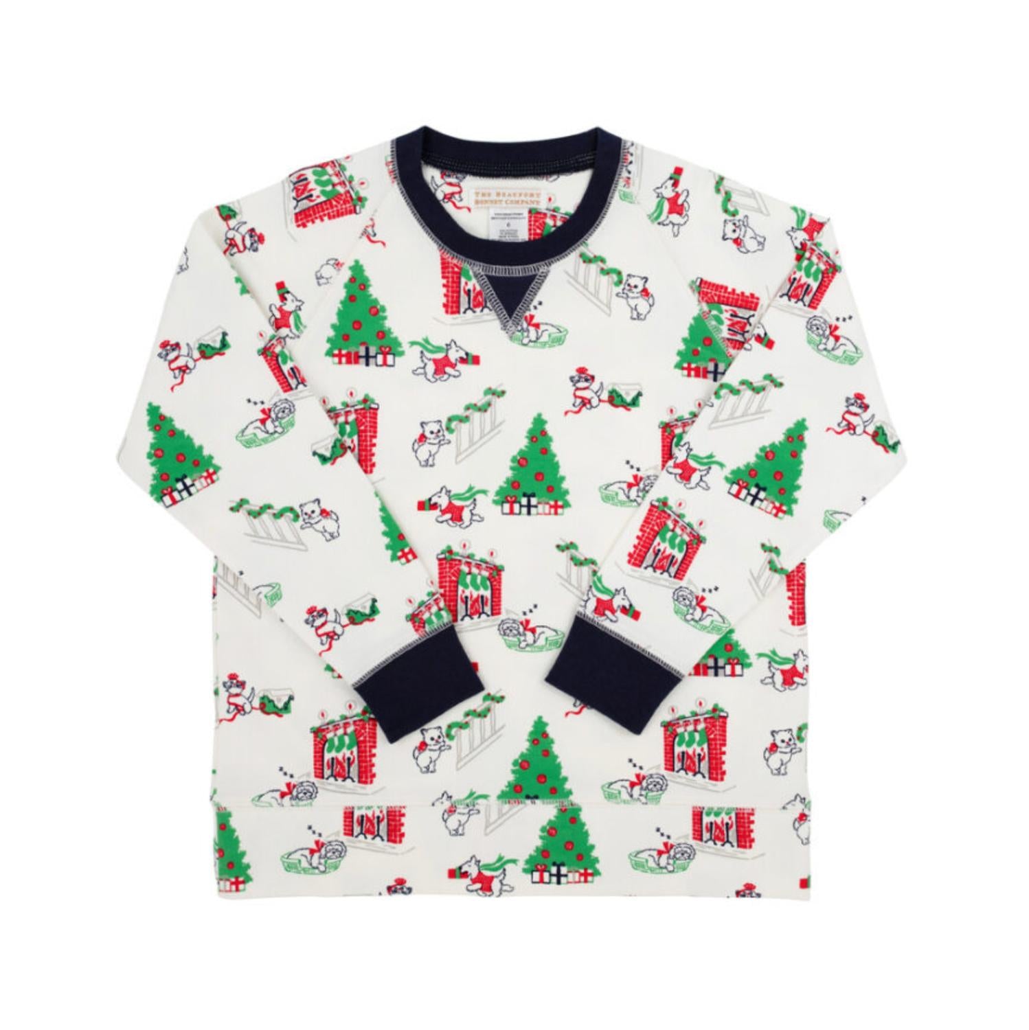 The Beaufort Bonnet Company - Kid's Cassidy Comfy Crewneck Pullover