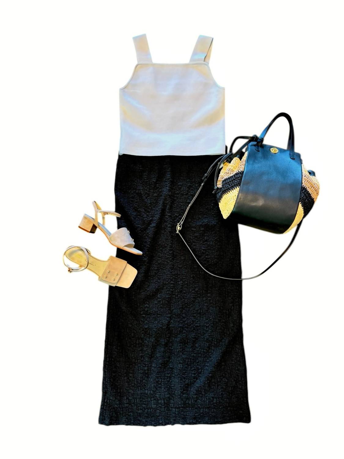 Esqualo - Bubble Flower Skirt