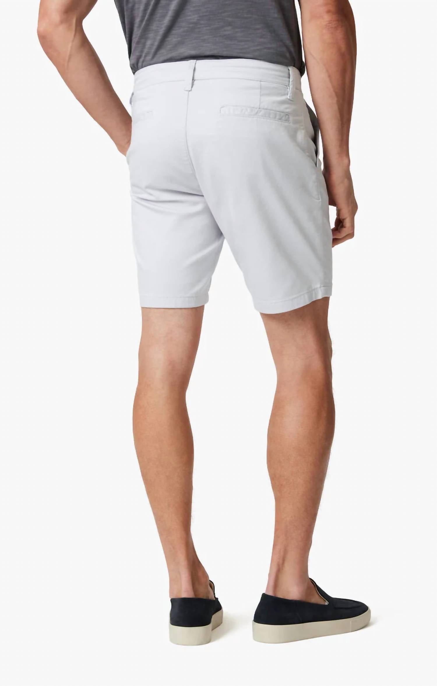 34 Heritage Arizona Slim-fit Short in gray dawn coolmax - men's shorts - alternate view