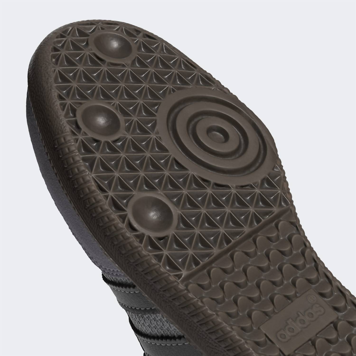adidas Men's Samba Og Suede Crochet Detail Low Top Casual Sneakers in glory grey charcoal gum - men's sneaker - view 7