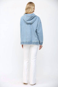 Fate - HALF ZIP HOODED PULLOVER TOP