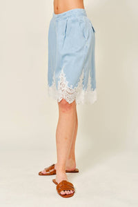 Aaron & Amber - Women's Cotton Blend Bermuda Shorts