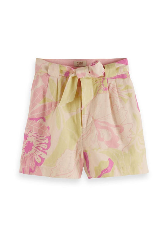 Scotch & Soda - High Rise Casual Printed Shorts